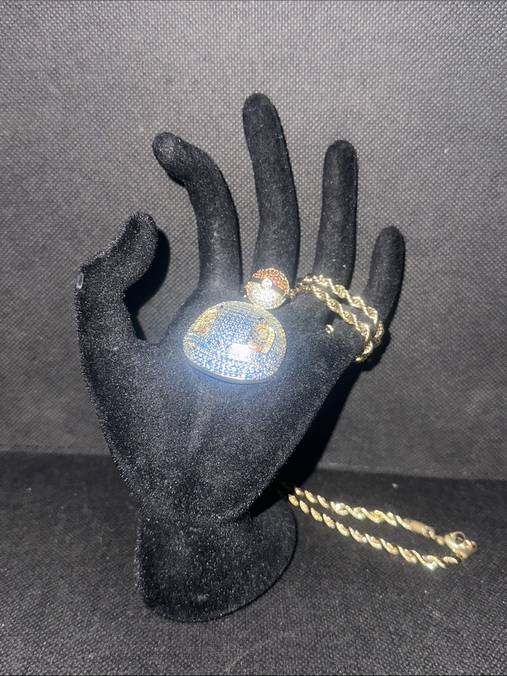 Gold-Tone Squirtle  Pokemon Pendant Necklace